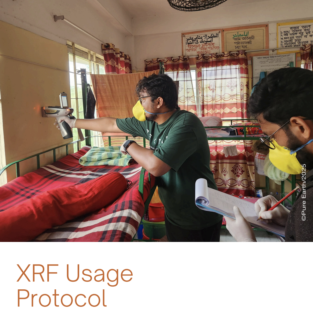 Pure Earth XRF Usage Protocol